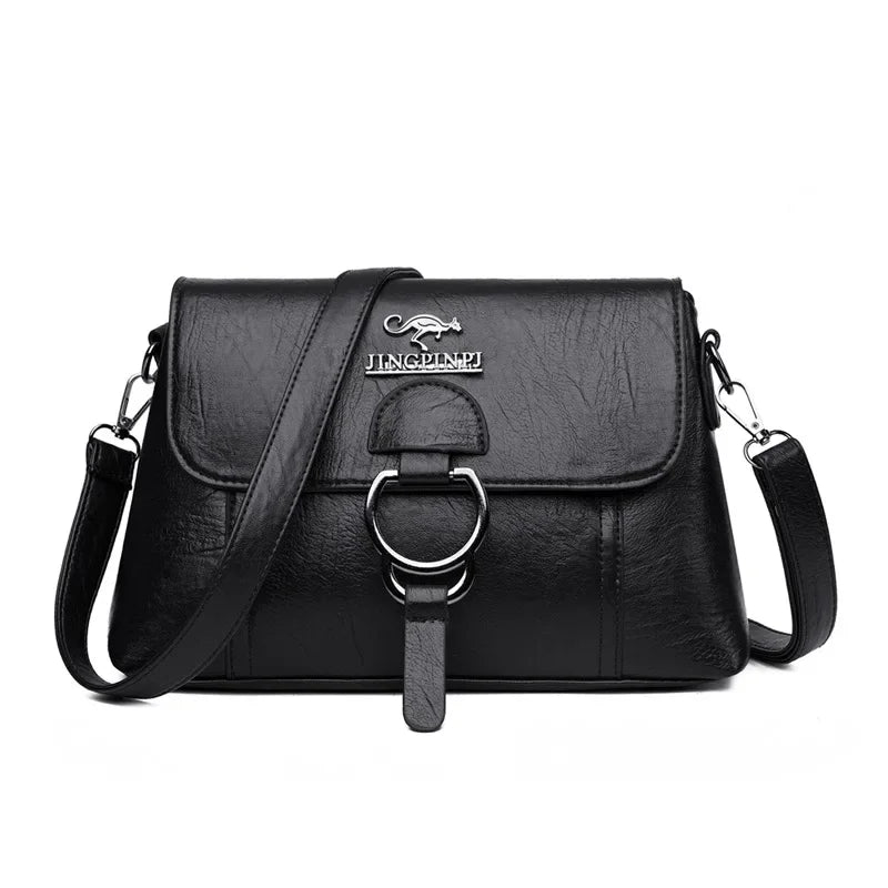 PU Soft Leather Texture Handbag