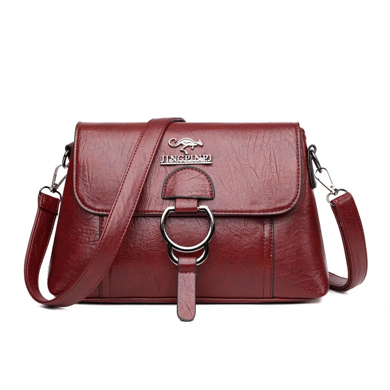 PU Soft Leather Texture Handbag