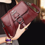 PU Soft Leather Texture Handbag