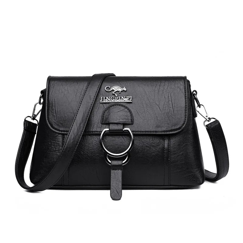 PU Soft Leather Texture Handbag